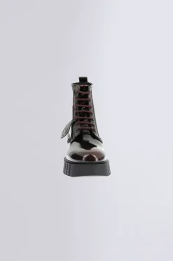 Damen Kickers Kick Facet Lackbordeaux