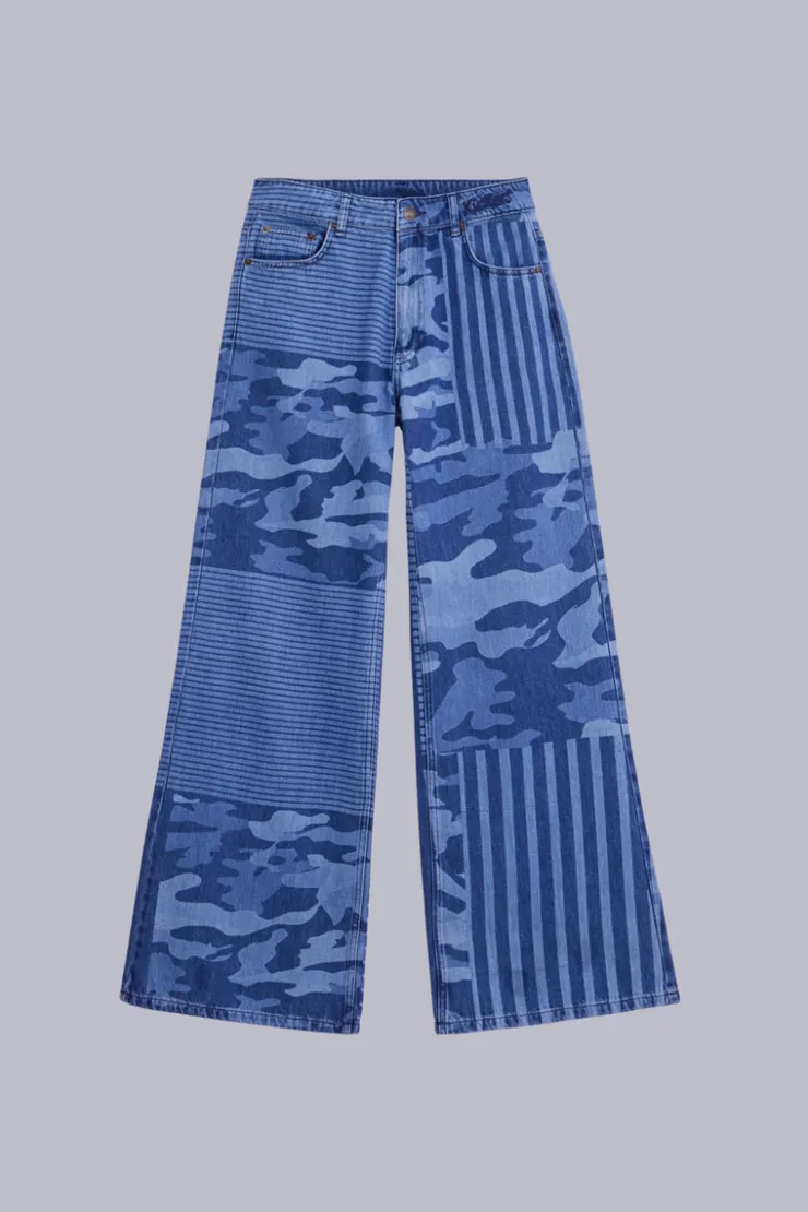 Damen Kickers Kick Flare Camouflage-