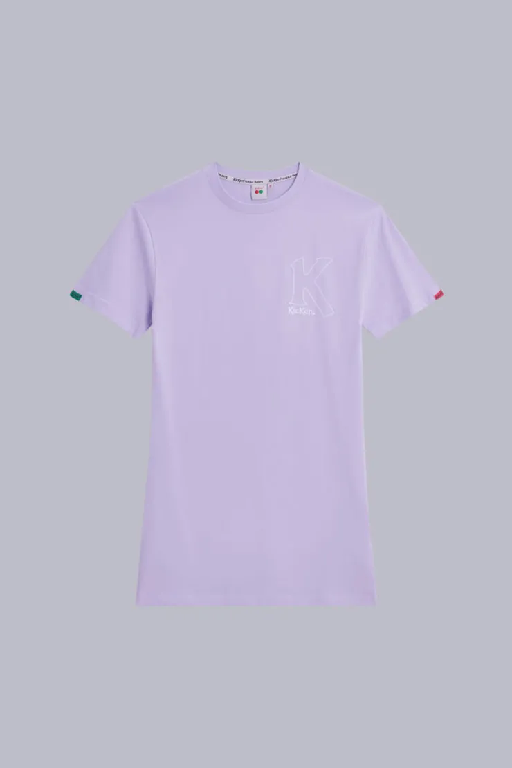 Damen Kickers Kick Tshirt Dress Flieder
