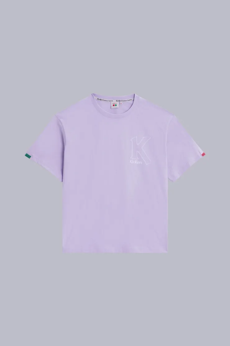 Damen Kickers Kick Tshirt Flieder