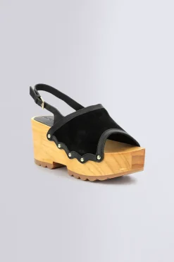 Damen Kickers Kick Wedge Wood Noir
