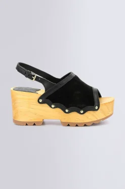 Damen Kickers Kick Wedge Wood Noir